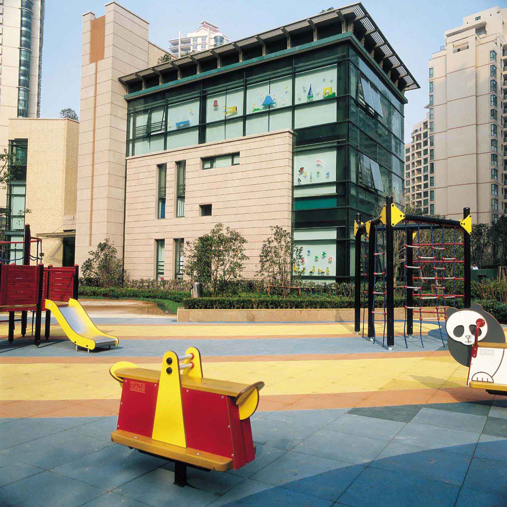 the photo of nora rubber flooring in  Shanghai Yanlord Kindergarten 8